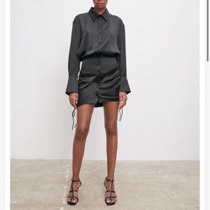 Zara satin effect mini